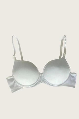 Mikro Kumaş İçi Boş Balenli Günlük Tek Desteksiz Sütyen Ten