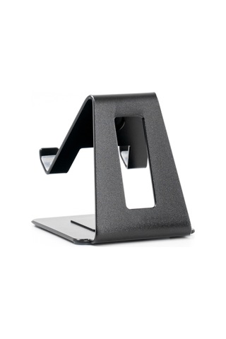 Suofeng Alüminyum Masaüstü Telefon Tablet Tutucu Tüm Telefonları Destekler Kaymaz Siyah