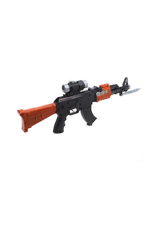 Oyuncak Tüfek Oyuncak Keleş Ak47 Işıklı Sesli 50 CM