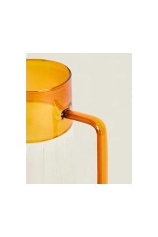 Home Turuncu Detaylı Cam Sürahi 1600 Ml