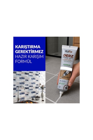 Hazır Derz Dolgu Tüpü Beyaz 250 Gr Hızlı Kuruyan Derz Tamir Ve Yenileme Tüpü