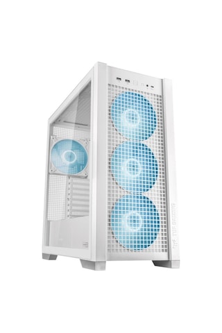 Asus GT302 E-atx Mid Tower Tuf Gaming Argb Tempered Glass Bilgisayar Kasası Beyaz