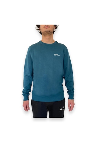 Jack Wolfskin 1000002tr Outdoor Sweat M Yeşil Erkek Sweatshirt