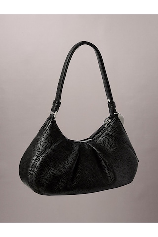 Calvin Klein Kadın Engraved Small El Çantası-15856 Siyah