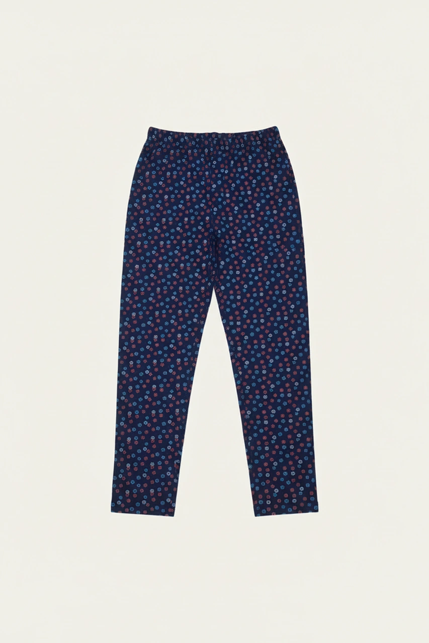 Erkek %100 Pamuk Cepli Ekose Pijama Altı Desen 9 040 Desen 9