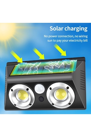 Yüksek Lümen Solarlı Led Bahçe Aydınlat.. Hareket Sensörlü Diğer