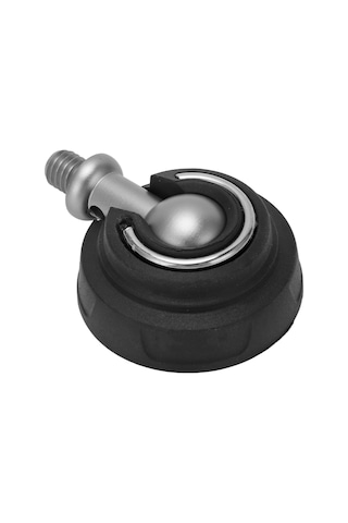 Dofolink 50mm Çaplı 3/8" Vida Bağlantılı Tripod Ayaklı, Kaymazlı Korumalı, Dayanıklı Gümüş Ve Paslanmaz Çelik Yer Değiştirme Pady Gsf50