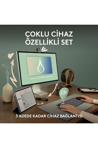 Pebble 2 Kablosuz Klavye Mouse Seti, Sessiz Taşınabilir, Özelleştirilebilir, Logi Bolt, Bluetooth, Windows, Macos, Apple Uyumlu İpados Chrome İçin Easy-switch, Türkçe Q Klavye, Pembe Sku: Smg8690010053732