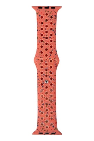 Watch 7 41mm Krd-02 Yeni Seri Suya Dayanıklı Delikli Renkli Silikon Kordon