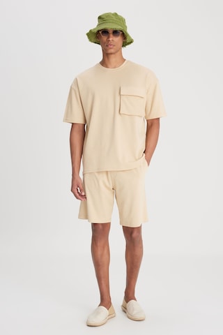 Regular Fit Normal Kesim Normal Bel Bej Sweat Şort L241671614 Bej