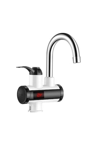 Maoyaya Su Isıtma Musluğu Ipx4 Su Geçirmez 360 Dönen 220v Inox, İnox