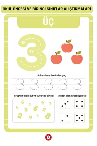 Okul Öncesi Ve Birinci Sınıflar İçin Matematik Alıştırmaları Yaz-