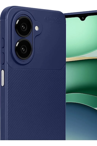 Newface Samsung Galaxy Uyumlu A07 Auto Focus Karbon Kapak Glblseme - 56 - Lacivert