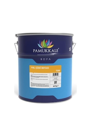 Pamukkale 7206 Yol Çizgi Boyası Sentetik 20 Kg Antrasit Gri Ral 7016