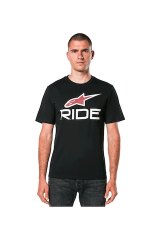 Alpinestars Rıde 4 Csf Tişört Siyah Beyaz Kırmızı
