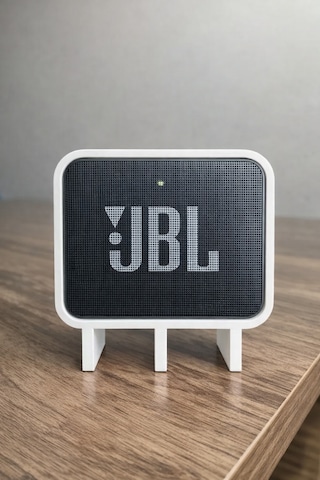 Go 3 Uyumlu Hoparlör Standı Masaüstü Yükseltici Mini Speaker Tutucu Beyaz