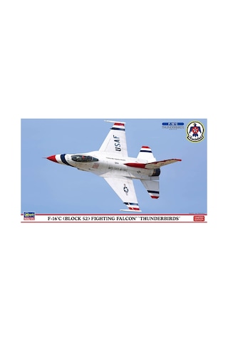 Hasegawa 2495 1/72 Ölçek, F-16c Block 52 Falcon Thunderbirds Savaş Uçağı Plastik Model Kiti