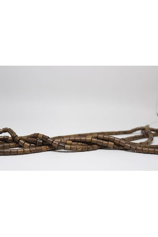 Venge Ağacı Silindir Yarım Dizi 6 MM 18 CM Sarı