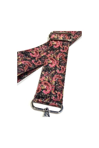 Karan Tuhafiye Otantik Desenli Çanta Sapı / Ayarlanabilir Palaska / Polyester Çanta Sapı Gülkurusu