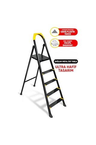Ze Zigana Ev Gereçleri Hardy 4+1 Basamaklı Özel Tasarım Hafif Merdiven