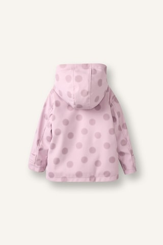 Defacto Puantiyeli Peluş Astarlı Kapüşonlu Mont Kız Bebek G9328a526aupn426 Pembe-pn426