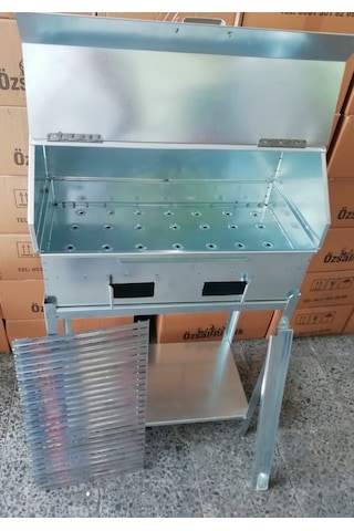 Davlumbazlı- Sehpalı-kömürlü Lüks Mangal