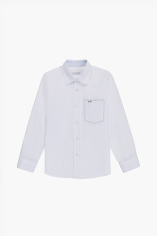 U.S. Polo Assn. U.s. Polo Assn. Erkek Çocuk Beyaz Gömlek Desenli 50324676-vr013
