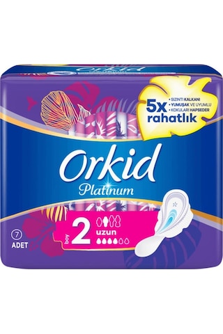 Orkid Platinum Hijyenik Ped Uzun 7'li