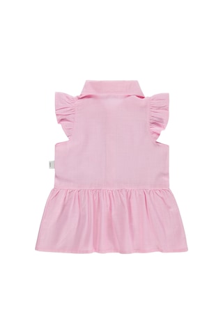 Civil Baby Bebe Yakalı Düz 6-18 Ay Elbise - Pembe