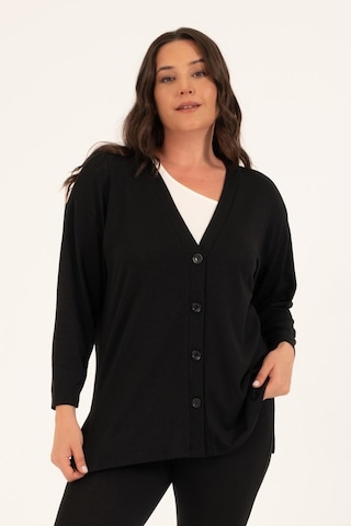 Myline Basic Triko Hırka - Siyah