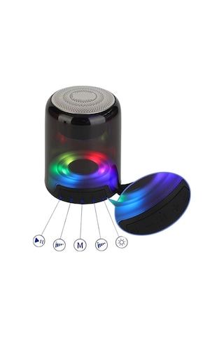Yulong Blackbird Game Center Acs-9 Mini Taşınabilir Rgb Led Ses