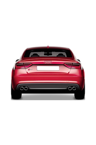 Audi A5 B9 Sportback S5 Arka Tampon Eki - Difüzör (Plastik)