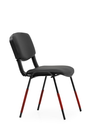 Office Furniture & Desing Siyah Ofis Büro Bekleme Misafir Form Ko