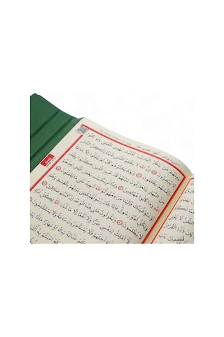 Yeşil Orta Boy Bilgisayar Hatlı Arapça Mıklepli Kuranı Kerim 17x24 Cm 616 Sayfa