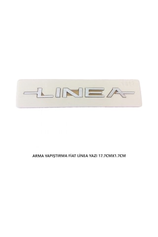 Fiat Linea Arma Bagaj Yazısı Yapıştırma 17.7cmx1.7cm 1517