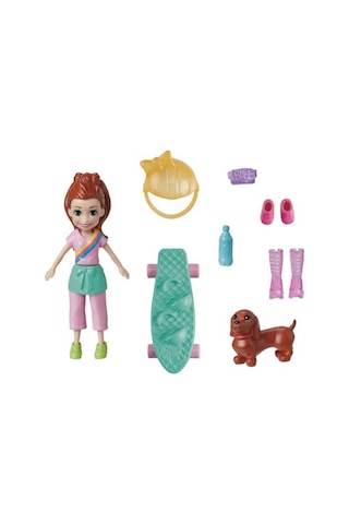 Polly Pocket Fashion Pack - Evcil Hayvanlı Aksesuarlı Moda Kombin Eğlencesi Oyun Seti
