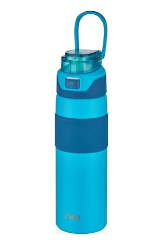 Tkk 600 Ml Mavi Paslanmaz Çelik Kamp Termosu - Çelik Matara - Çocuk Ve Yetişkin