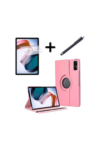 Xiaomi Uyumlu Redmi Pad Se 11inç Kılıf Dönen Tablet Kilifi Ekran Koruyucu+kalem