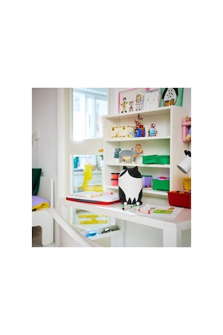 Ikea Grejsımojs Kapaklı Çocuk Saklama Kutusu 15 X 24 Cm Beyaz - Siyah