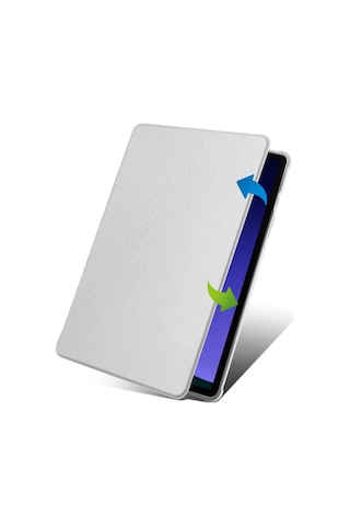 Galaxy Tab S9 Kılıf Uyumlu Zore Termik Kalem Bölmeli Dönebilen Standlı Kılıf-mavi Tablet Kılıfı