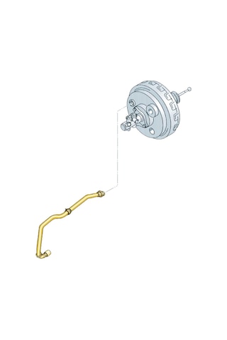 Vw Caravelle T5 2004-2010 2.5tdi Axd Fren Vakum Borusu 7h1611931n