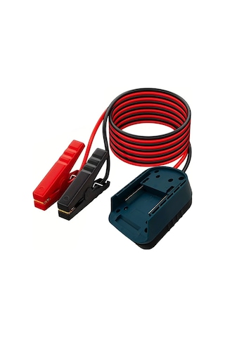 Youtek Makita Akülü Araç Starter Kablosu - 18v 12awg 1.75m, Abs+bronz, Araç Acil Başlatıcı, Dış Aktivite Enerji Kaynağı