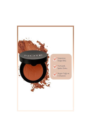 Note Cosmetique Luminous Silk Compact Blusher Toz Allık - 07 Star