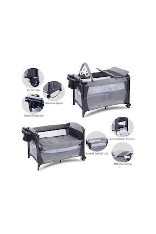 Hoffie Sleep Side Play 70 x 110 CM Anne Yanı Park Yatak