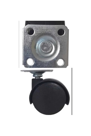 4 Adet Düz Tabanlı Çap 40mm. Döner Tekerlek-9051555100456