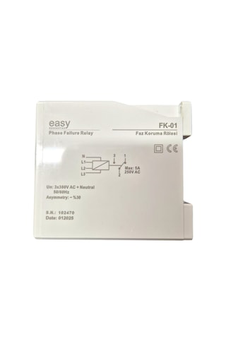 Fk-01 Max 5a 250v Ac Faz Koruma Rölesi