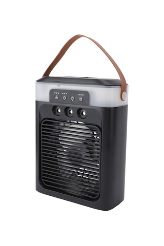 Mufunye Usb Usb Soğutma Buhar Fani, 3 Ağızlı Sprey, Aromaterapi Fonksiyonu, 400ml Su Deposu, Ofis Ve Ev İçin Siyah