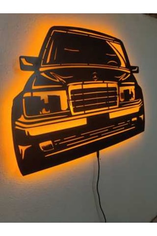 Merdedes W124 Araba Led Işıklı Tablo