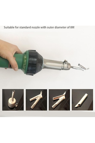 Motion Y Ucu Tabanca Sıcak Round Plastik Nozzle Nozulları Meşalesi Kaynak Kaynak Isı Hız Direnci Aracı 7mm Rn Yüksek Kaliteli Kaynak Ucu