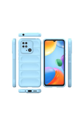 Newface Xiaomi Redmi 10c Kılıf Optimum Silikon - Sky Blue Sky Blue
